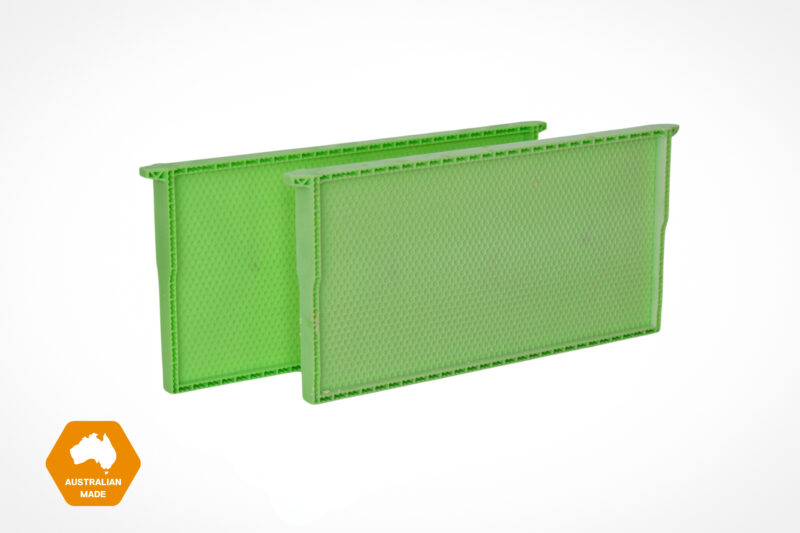 Drone Comb Plastic Frame & Foundation - Waxed