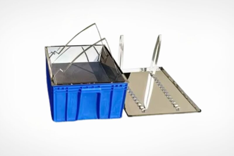 Uncapping Station Incl tub and SS Uncapping Tray w lid